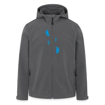 Baby Füße - Recycelte Männer Softshell-Jacke von Stanley/Stella - Anthrazit - Vorne - AI Model Male 185 light (185cm)