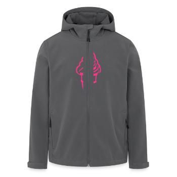 Eis Eis-Kegel 18 - Recycelte Männer Softshell-Jacke von Stanley/Stella - Anthrazit - Vorne - AI Model Male 185 light (185cm)