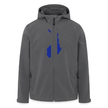 Finnland - Recycelte Männer Softshell-Jacke von Stanley/Stella - Anthrazit - Vorne - AI Model Male 185 light (185cm)