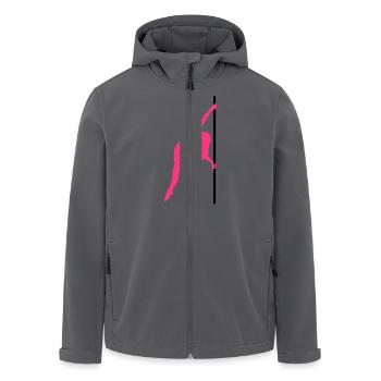 Pole Dance - Recycelte Männer Softshell-Jacke von Stanley/Stella - Anthrazit - Vorne - AI Model Male 185 light (185cm)