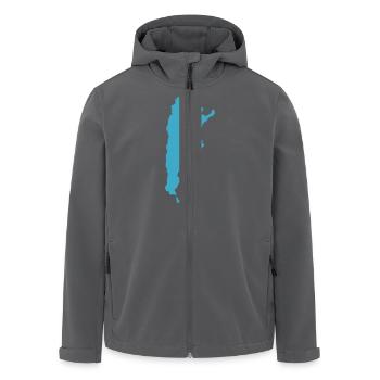 Argentinien - Recycelte Männer Softshell-Jacke von Stanley/Stella - Anthrazit - Vorne - AI Model Male 185 light (185cm)