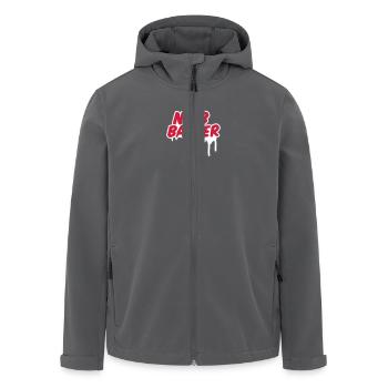 Noob Basher - Recycelte Männer Softshell-Jacke von Stanley/Stella - Anthrazit - Vorne - AI Model Male 185 light (185cm)