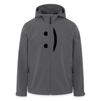smile :) - Recycelte Männer Softshell-Jacke von Stanley/Stella - Anthrazit - Vorne - AI Model Male 185 light (185cm)