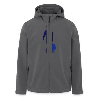 Obedience heelwork - Recycelte Männer Softshell-Jacke von Stanley/Stella - Anthrazit - Vorne - AI Model Male 185 light (185cm)