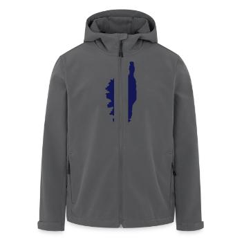 Korsika - Recycelte Männer Softshell-Jacke von Stanley/Stella - Anthrazit - Vorne - AI Model Male 185 light (185cm)