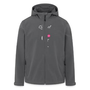Quassel - Recycelte Männer Softshell-Jacke von Stanley/Stella - Anthrazit - Vorne - AI Model Male 185 light (185cm)