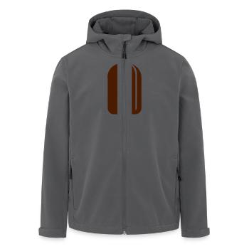 Eis - Recycelte Männer Softshell-Jacke von Stanley/Stella - Anthrazit - Vorne - AI Model Male 185 light (185cm)