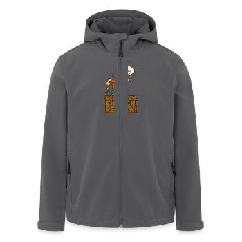 Klo Wc Stuhlgang Kinder Witzig Humor - Recycelte Männer Softshell-Jacke von Stanley/Stella - Anthrazit - Vorne - AI Model Male 185 light (185cm)