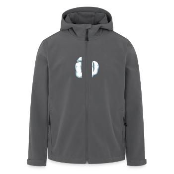 Stinkefinger Handzeichen (Fuck Off / Fuck You) - Recycelte Männer Softshell-Jacke von Stanley/Stella - Anthrazit - Vorne - AI Model Male 185 light (185cm)