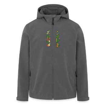 10 - Recycelte Männer Softshell-Jacke von Stanley/Stella - Anthrazit - Vorne - AI Model Male 185 light (185cm)
