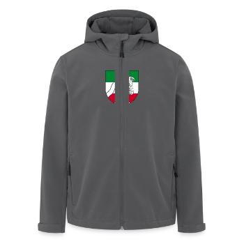 NRW_bike - Recycelte Männer Softshell-Jacke von Stanley/Stella - Anthrazit - Vorne - AI Model Male 185 light (185cm)