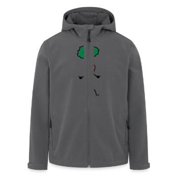 carrot - Recycelte Männer Softshell-Jacke von Stanley/Stella - Anthrazit - Vorne - AI Model Male 185 light (185cm)