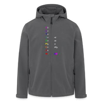 Autismus - Recycelte Männer Softshell-Jacke von Stanley/Stella - Anthrazit - Vorne - AI Model Male 185 light (185cm)