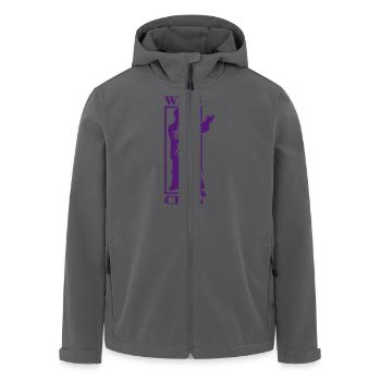 Wing Chun Kung Fu Shirt Design - Recycelte Männer Softshell-Jacke von Stanley/Stella - Anthrazit - Vorne - AI Model Male 185 light (185cm)