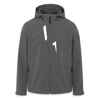 Blitz 2 - Recycelte Männer Softshell-Jacke von Stanley/Stella - Anthrazit - Vorne - AI Model Male 185 light (185cm)