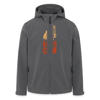 Darts Spielen Dart Darten Geschenk Sport Wurfspieß - Recycelte Männer Softshell-Jacke von Stanley/Stella - Anthrazit - Vorne - AI Model Male 185 light (185cm)