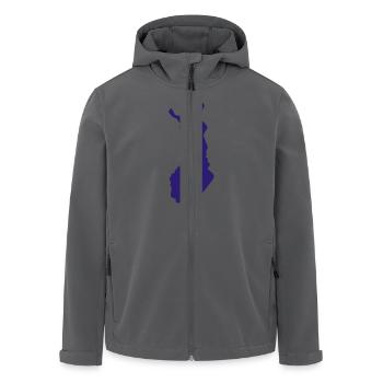 Finnland - Recycelte Männer Softshell-Jacke von Stanley/Stella - Anthrazit - Vorne - AI Model Male 185 light (185cm)