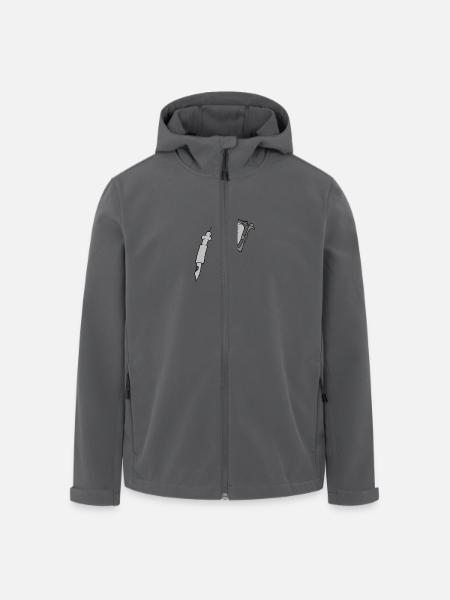 Tatoo gun - Recycelte Männer Softshell-Jacke von Stanley/Stella - Anthrazit