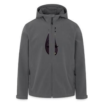 Sir Eggplant - Recycelte Männer Softshell-Jacke von Stanley/Stella - Anthrazit - Vorne - AI Model Male 185 light (185cm)