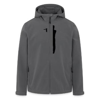 music people flute - Recycelte Männer Softshell-Jacke von Stanley/Stella - Anthrazit - Vorne - AI Model Male 185 light (185cm)