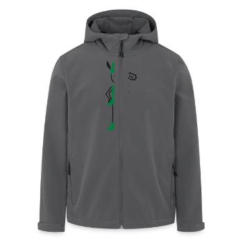 peter pan - Recycelte Männer Softshell-Jacke von Stanley/Stella - Anthrazit - Vorne - AI Model Male 185 light (185cm)