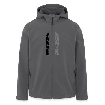 A Mad Man In A Box - Recycelte Männer Softshell-Jacke von Stanley/Stella - Anthrazit - Vorne - AI Model Male 185 light (185cm)