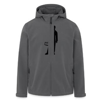 Handwerker - Recycelte Männer Softshell-Jacke von Stanley/Stella - Anthrazit - Vorne - AI Model Male 185 light (185cm)