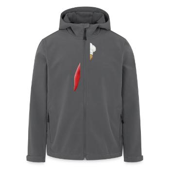 Curniciello Napoletano - Das kleine Horn - Recycelte Männer Softshell-Jacke von Stanley/Stella - Anthrazit - Vorne - AI Model Male 185 light (185cm)