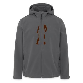 fussball spieler soccer - Recycelte Männer Softshell-Jacke von Stanley/Stella - Anthrazit - Vorne - AI Model Male 185 light (185cm)