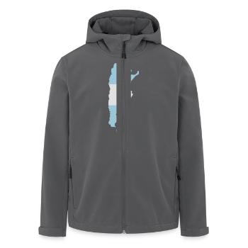 Argentinien - Recycelte Männer Softshell-Jacke von Stanley/Stella - Anthrazit - Vorne - AI Model Male 185 light (185cm)