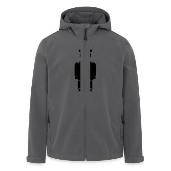 Bräutigam - Recycelte Männer Softshell-Jacke von Stanley/Stella - Anthrazit - Vorne - AI Model Male 185 light (185cm)