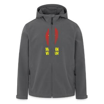 Made In Vietnam / Việt Nam - Recycelte Männer Softshell-Jacke von Stanley/Stella - Anthrazit - Vorne - AI Model Male 185 light (185cm)