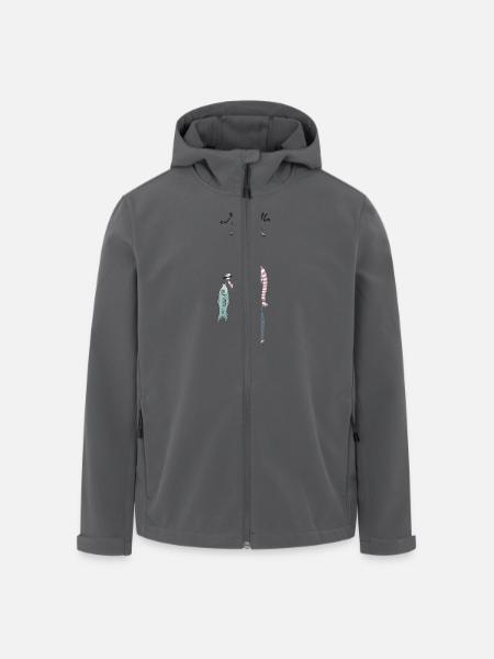 sjømann - Recycelte Männer Softshell-Jacke von Stanley/Stella - Anthrazit