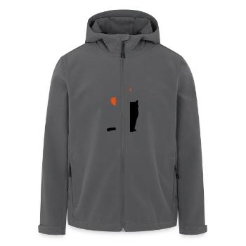 cat hearts - Recycelte Männer Softshell-Jacke von Stanley/Stella - Anthrazit - Vorne - AI Model Male 185 light (185cm)