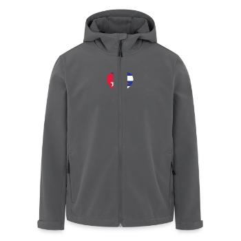 Ein Herz für Kuba - Recycelte Männer Softshell-Jacke von Stanley/Stella - Anthrazit - Vorne - AI Model Male 185 light (185cm)