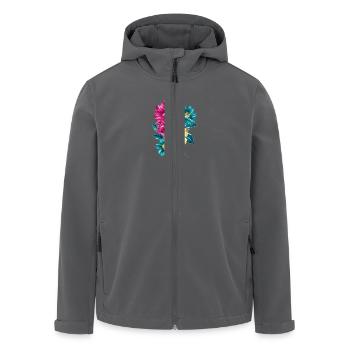 Blumenstrauß - Recycelte Männer Softshell-Jacke von Stanley/Stella - Anthrazit - Vorne - AI Model Male 185 light (185cm)