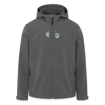 MZ ES 250 Doppelport - Recycelte Männer Softshell-Jacke von Stanley/Stella - Anthrazit - Vorne - AI Model Male 185 light (185cm)