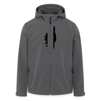 Korsika - Recycelte Männer Softshell-Jacke von Stanley/Stella - Anthrazit - Vorne - AI Model Male 185 light (185cm)