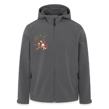 Easter Bunny - Recycelte Männer Softshell-Jacke von Stanley/Stella - Anthrazit - Vorne - AI Model Male 185 light (185cm)