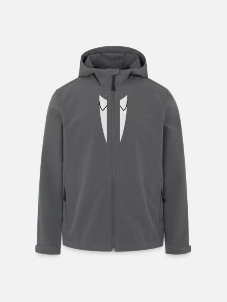 Krawatte - Recycelte Männer Softshell-Jacke von Stanley/Stella - Anthrazit