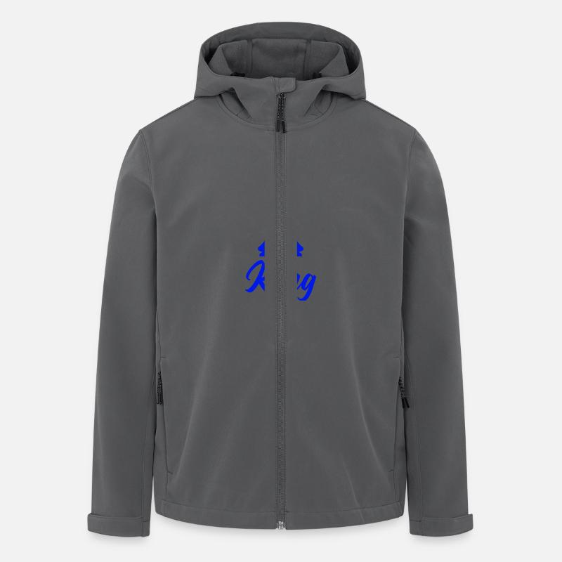 King King chess piece - Men’s Recycled Softshell Jacket by Stanley/Stella - anthracite