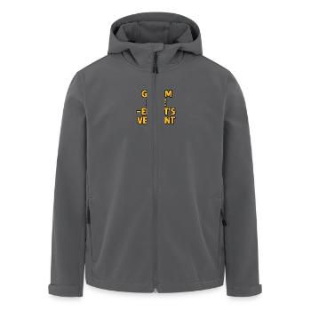 Gib ihm Seife – er hat’s verdient - Recycelte Männer Softshell-Jacke von Stanley/Stella - Anthrazit - Vorne - AI Model Male 185 light (185cm)