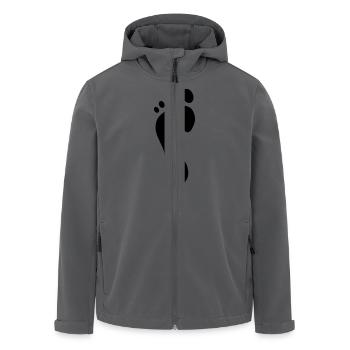 Fuß links - Recycelte Männer Softshell-Jacke von Stanley/Stella - Anthrazit - Vorne - AI Model Male 185 light (185cm)