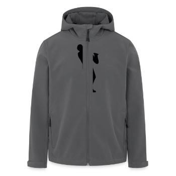 saxophone player - Recycelte Männer Softshell-Jacke von Stanley/Stella - Anthrazit - Vorne - AI Model Male 185 light (185cm)