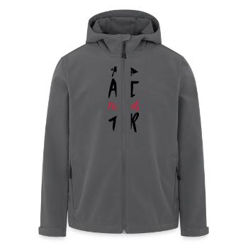 abi fucking tur - Recycelte Männer Softshell-Jacke von Stanley/Stella - Anthrazit - Vorne - AI Model Male 185 light (185cm)