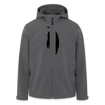 pinguin - Recycelte Männer Softshell-Jacke von Stanley/Stella - Anthrazit - Vorne - AI Model Male 185 light (185cm)