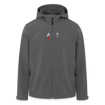 AfD? Nee! - Recycelte Männer Softshell-Jacke von Stanley/Stella - Anthrazit - Vorne - AI Model Male 185 light (185cm)
