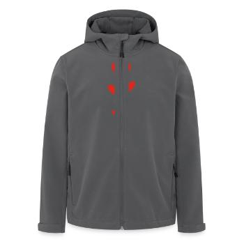 love liebe herz herzen - Recycelte Männer Softshell-Jacke von Stanley/Stella - Anthrazit - Vorne - AI Model Male 185 light (185cm)