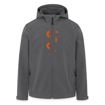 aeskulap_natter_2c - Recycelte Männer Softshell-Jacke von Stanley/Stella - Anthrazit - Vorne - AI Model Male 185 light (185cm)