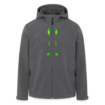 Alien - Recycelte Männer Softshell-Jacke von Stanley/Stella - Anthrazit - Vorne - AI Model Male 185 light (185cm)